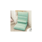 Floor Chair, Armless Meditation Chair with 5 Adjustable Position, Comfy Linen Folding Lazy Sofa Chair Ergonomic Floor Seating Lounge for Gaming, Sleeping, Reading(45x90cm(18x35inch), White A)