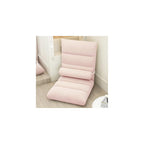 Floor Chair, Armless Meditation Chair with 5 Adjustable Position, Comfy Linen Folding Lazy Sofa Chair Ergonomic Floor Seating Lounge for Gaming, Sleeping, Reading(45x90cm(18x35inch), White A)