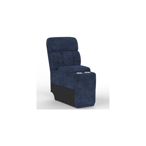 Dresegmt Console of Recliner Sofa (Blue)
