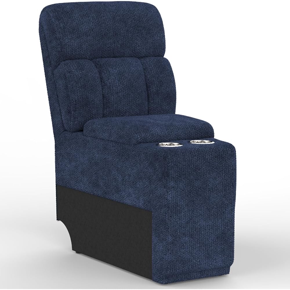 Dresegmt Console of Recliner Sofa (Blue)